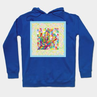 ASL Blue I Love You Hoodie